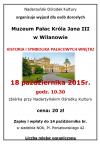 HISTORIA I SYMBOLIKA PAŁACOWYCH WNĘTRZ - wyjazd do Muzeum w Wilanowie
