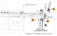 Projekt zmiany organizacji ruchu na ul. Górnej w Ruścu
