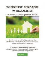 Wiosenne porządki w Rozalinie