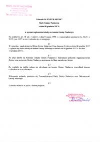Żałoba na terenie Gminy Nadarzyn