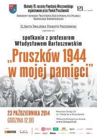 „Pruszków 1944 w mojej pamięci” – spotkanie z prof. Władysławem Bartoszewskim w Muzeum Dulag 121
